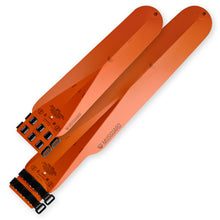 Load image into Gallery viewer, Orange rollable bicycle fenders made of recycled plastic